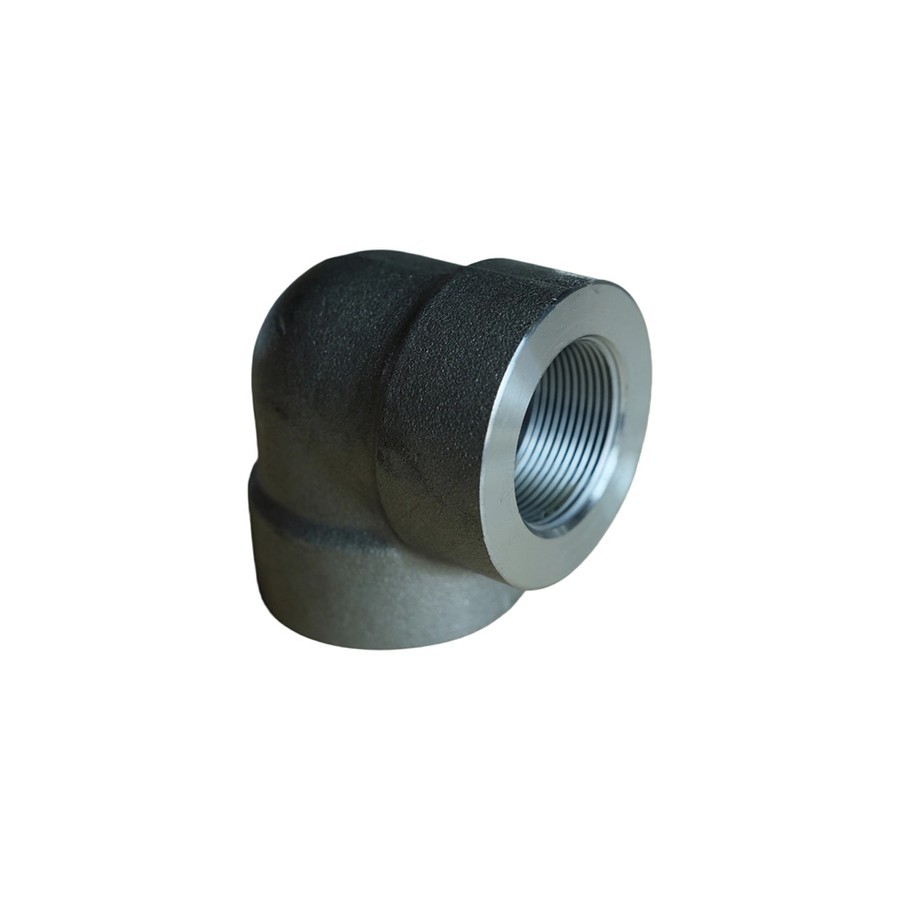 Threaded forged steel elbow